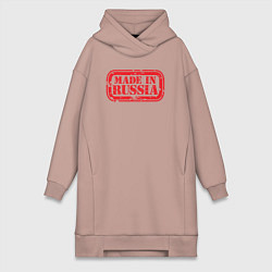 Женская толстовка-платье Из России - made in Russia