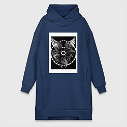 Женское худи-платье Архангел, цвет: тёмно-синий