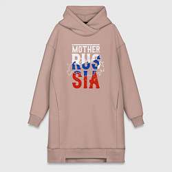 Женская толстовка-платье Мама Россия