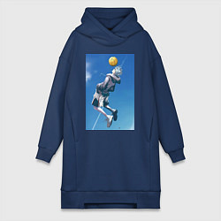 Женская толстовка-платье Баскетбол Тэцуя Куроко арт