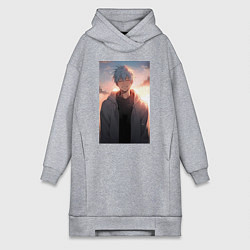 Женская толстовка-платье Тэцуя Куроко