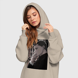 Женское худи-платье Ведьма и чудовище Ашаф, цвет: миндальный — фото 2