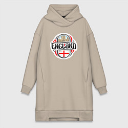 Женская толстовка-платье England counry