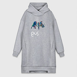 Женская толстовка-платье Gus Gus - A band