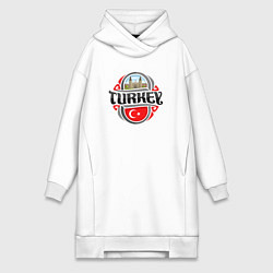 Женская толстовка-платье Turkey country
