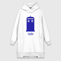 Женская толстовка-платье Tardis - London