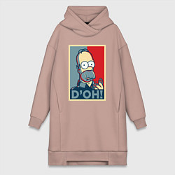 Женская толстовка-платье Homer with donut
