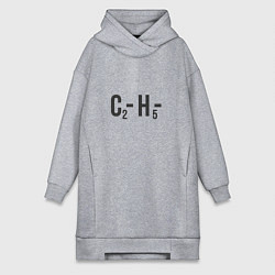 Женская толстовка-платье Формула спирт