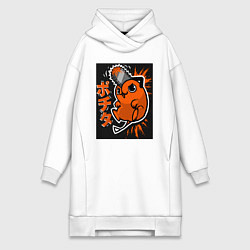 Женская толстовка-платье Человек-бензопила Почита