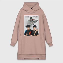 Женская толстовка-платье Магическая битва Мэгуми Фусигуро Аки Хаякава