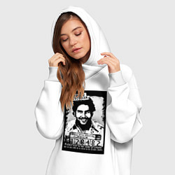 Женское худи-платье Escobar in the jail, цвет: белый — фото 2