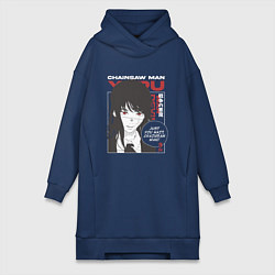 Женская толстовка-платье Человек-бензопила Юру Yuru