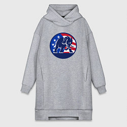 Женская толстовка-платье Слон - США