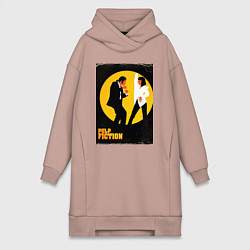 Женская толстовка-платье Криминальное чтиво парный танец