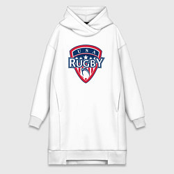 Женская толстовка-платье USA rugby