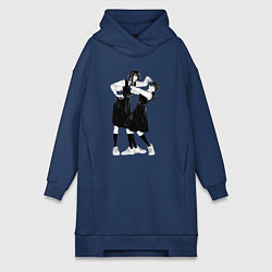 Женская толстовка-платье Человек-бензопила Йор