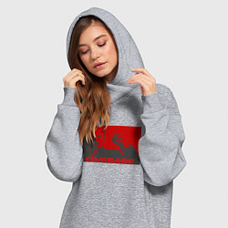 Женское худи-платье Comrade, цвет: меланж — фото 2