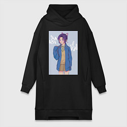 Женская толстовка-платье Клинок рассекающий демонов Синобу Котё