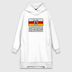 Женское худи-платье Region 15, цвет: белый