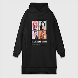 Женская толстовка-платье Blackpink 4 colors