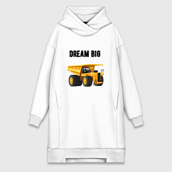 Женская толстовка-платье Dream big