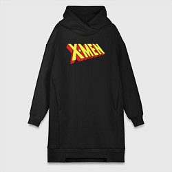 Женская толстовка-платье Люди икс лого