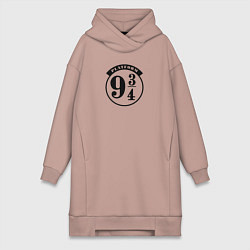 Женская толстовка-платье Гарри Поттер платформа