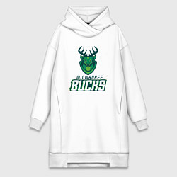 Женская толстовка-платье Milwaukee Bucks NBA