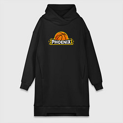 Женское худи-платье Phoenix NBA, цвет: черный