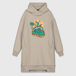 Женская толстовка-платье Rest in chill