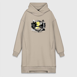 Женская толстовка-платье Грязь и скорость