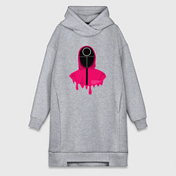 Женская толстовка-платье Розовый охранник