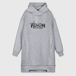 Женское худи-платье Venom - the last dance, цвет: меланж
