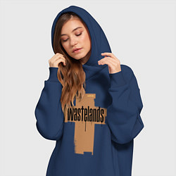 Женское худи-платье The rusty cross, цвет: тёмно-синий — фото 2