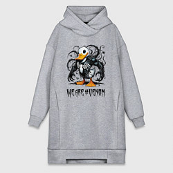 Женская толстовка-платье Venom-Duck - meme