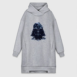 Женская толстовка-платье Дарт вейдер мазайка