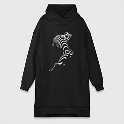 Женская толстовка-платье Оп-арт ню