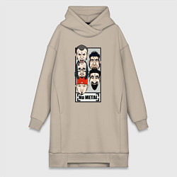 Женское худи-платье Ego, цвет: миндальный