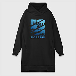 Женская толстовка-платье Москва 2025