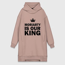 Женская толстовка-платье Moriarty is our king