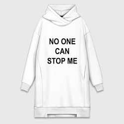 Женское худи-платье No one can stop me - Stray Kids, цвет: белый