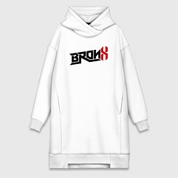 Женское худи-платье USA Bronx, цвет: белый