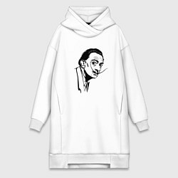 Женская толстовка-платье Известный Сальвадор Дали