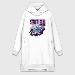Женская толстовка-платье Street legal