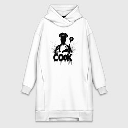 Женская толстовка-платье Шеф-повар с лопаткой