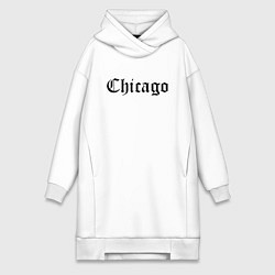 Женская толстовка-платье Chicago Illinois - USA