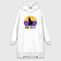 Женское худи-платье Kobe dunk, цвет: белый