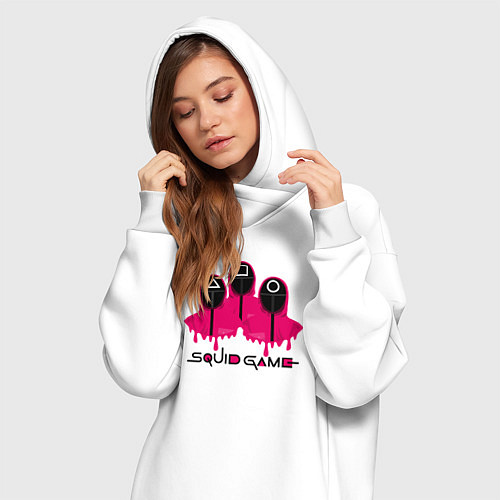 Женская толстовка-платье Стражи игры / Белый – фото 3