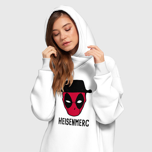Женская толстовка-платье Heisenmerc / Белый – фото 3