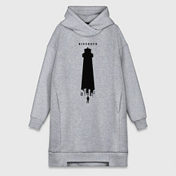 Женская толстовка-платье Биошок маяк